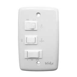 Ventilador de Teto Valen Led Branco 3 Pás Ventex 220v - 7