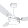Ventilador de Teto Valen Led Branco 3 Pás Ventex 220v - 6