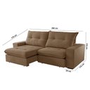 Ver imagem 6 de Sofá Athenas Veludo 02 Módulos 120 Cm B25cm Meu Sofá Online