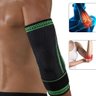 COTOVELEIRA ALTA COMPRESSÃO ALIVIO DE DOR E INCHAÇO:Unissex/Preto/Único - 3