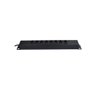 Calha Regua P Rack C 8 Tomadas 10a 19 Preto Max Eletron - 4