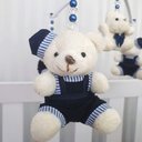 Ver imagem 2 de Mobile para Berço Musical Giratório Boina Azul Marinho