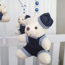 Ver imagem 3 de Mobile para Berço Musical Giratório Boina Azul Marinho