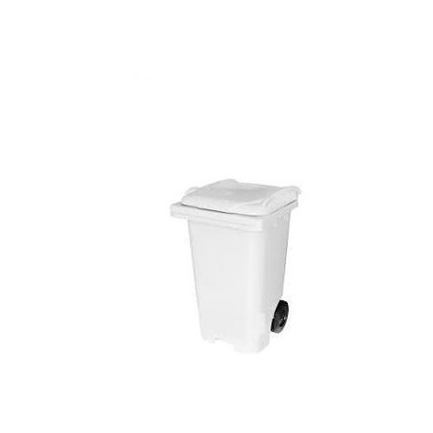 Lixeira Contentor Plastico Tipo Gari 240 Litros Cor:amarelo