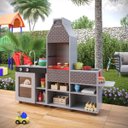 Ver imagem 7 de Churrasqueira Infantil Mini Chefe - Cinza