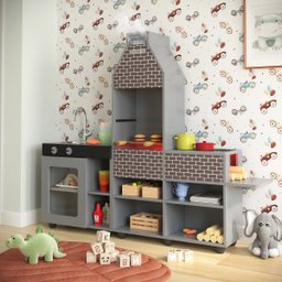 Churrasqueira Infantil Mini Chefe - Cinza - 2