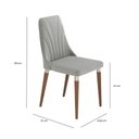 Ver imagem 5 de Conjunto de Jantar Mesa c/Vidro 1,60 Addar 6 Cadeiras Loren - Carbono