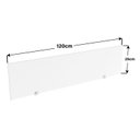 Ver imagem 6 de Estação de Trabalho 4 Lugares 140x60 Mesa para Escritório Netmobil - Dubai/Branco
