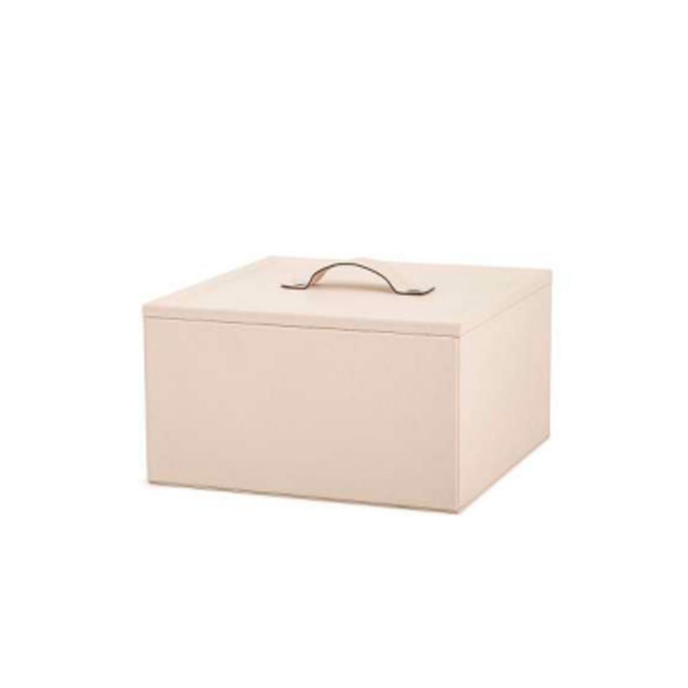 Caixa em Mdf e Pu Alessandra Creme G - Pré Venda Mart - 1