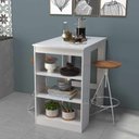 Ver imagem 5 de Mesa Bancada 2 Lugares com Nichos B15 Emovell