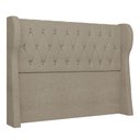 Ver imagem 1 de Cabeceira Casal King Cama Box 195cm Malva I02 Bouclê Capuccino - Mpozenato