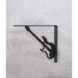 Suporte para Prateleira Modelo Guitarra Com Parafusos