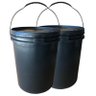 Balde 20L para água suja reciclada Alça Plástica com tampa - 1