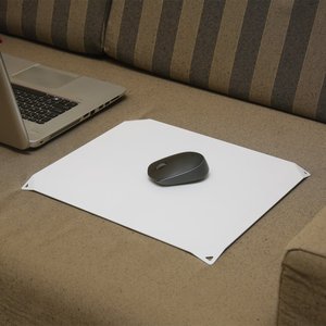 Mouse Pad Bed - Rígido Cama - Sofá Alumínio 30x35 Cm -branco
