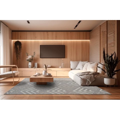 Passadeira Natural Look Flecha a 066x180 cm