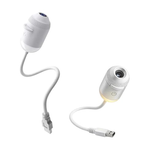 Luminaria Mini Projetor Holografico USB Galaxia Ceu Estrelas Galaxias Sono Tranquilo Iluminacao Deco
