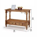 Ver imagem 6 de Aparador para Sala com Pés Torneados 2 Gavetas Inferiores 1028 Linz Móveis - Imbuia Glazer