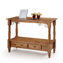 Ver imagem 2 de Aparador para Sala com Pés Torneados 2 Gavetas Inferiores 1028 Linz Móveis - Imbuia Glazer