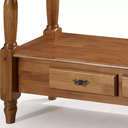 Ver imagem 3 de Aparador para Sala com Pés Torneados 2 Gavetas Inferiores 1028 Linz Móveis - Imbuia Glazer