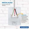 Kit 30 Tomadas Completas Tramontina Aria 4x2 2p+t Branca 10a 250v - 6