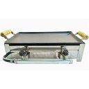 Ver imagem 1 de Fogão Inox Fogareiro a Gás Duas Bocas com Chapa Bife Kit Gas