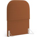 Ver imagem 2 de Cabeceira Cama Box 100cm Orgânica Lanna W01 Bouclê Terracota - Lyam Decor