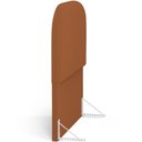 Ver imagem 6 de Cabeceira Cama Box 100cm Orgânica Lanna W01 Bouclê Terracota - Lyam Decor