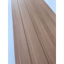 Ver imagem 1 de Painel Ripado Versátil: 03 unid. 270x27cm larg. Talatto Painéis Amêndoa