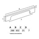 Ver imagem 4 de Puxador Il 1726 - Cromado - 288mm