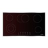 Cooktop Vitrocerâmico Elétrico Elettromec 5 Bocas Vidro Preto 220v - 1