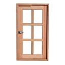 Ver imagem 1 de Janela Pivotante Capelinha 100 (a) X 0,45 (l) de Madeira Eucalipto Tratado Cx. 10