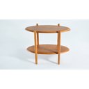 Ver imagem 1 de Mesa Lateral Madeira Tauari Arya Amêndoa - Jowanel