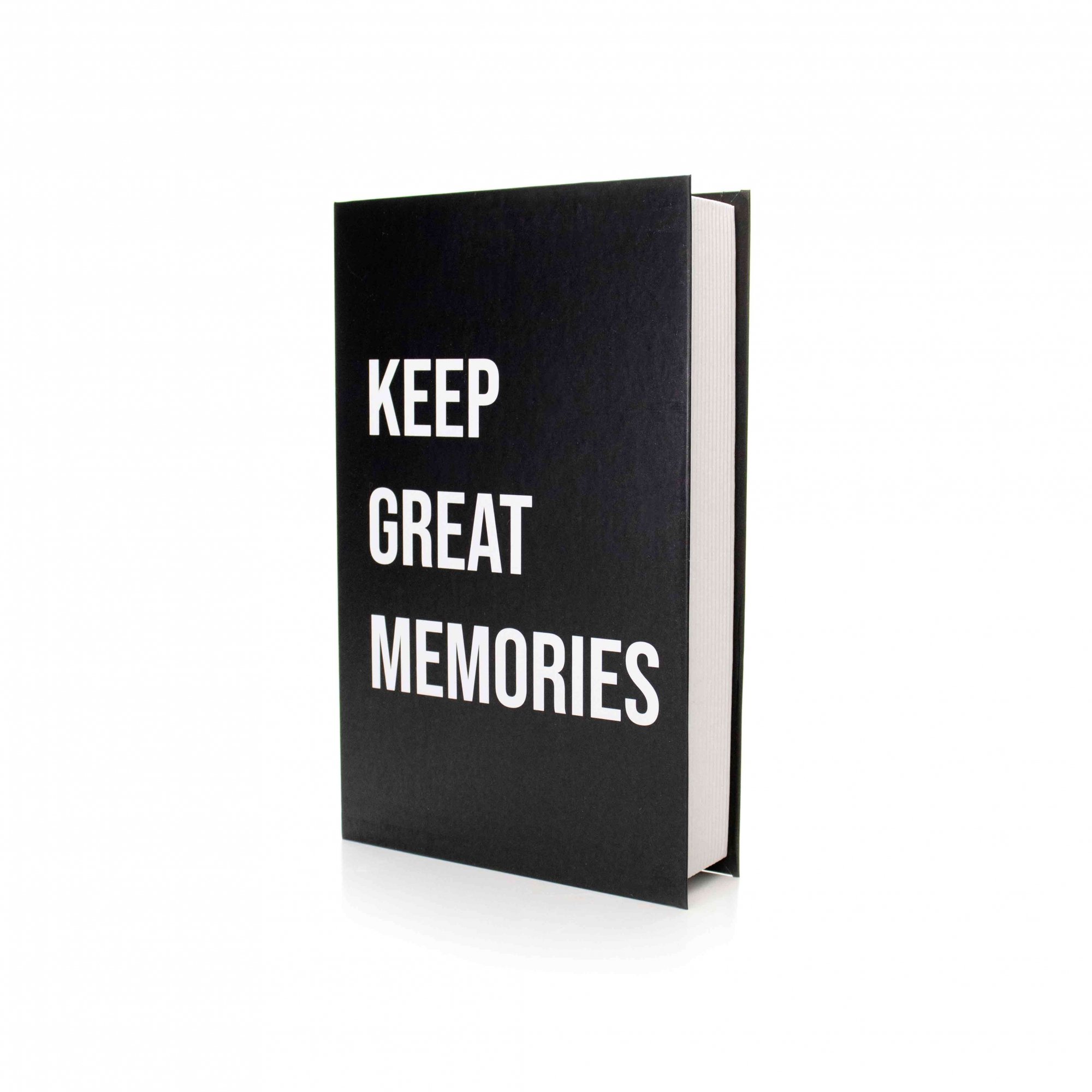 Livro Decorativo de Papel "keep Great Memories" Preto 27x17x5cm - D'rossi - 1