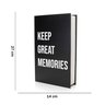 Livro Decorativo de Papel "keep Great Memories" Preto 27x17x5cm - D'rossi - 5
