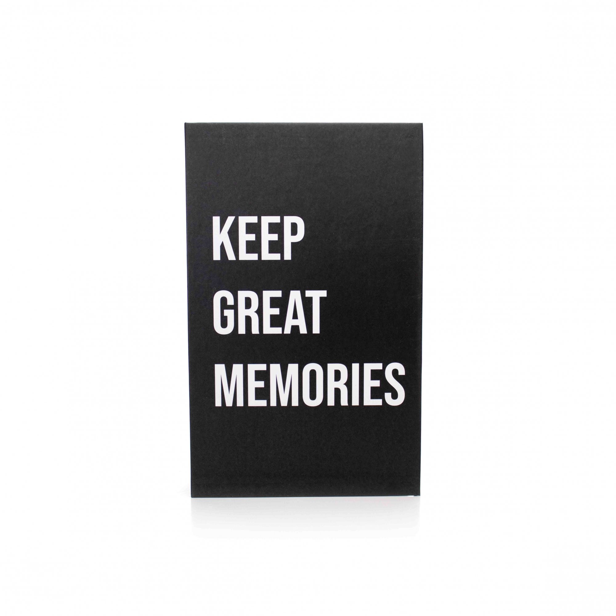 Livro Decorativo de Papel "keep Great Memories" Preto 27x17x5cm - D'rossi - 3