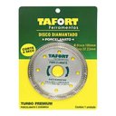 Ver imagem 1 de Disco Diamantado Porcelanato Turbo Premium 105mm X 22,23mm - Tafort