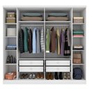 Ver imagem 3 de Guarda Roupa Casal com Pés 6 Portas 4 Gavetas 239cm Veneza Tcil Móveis
