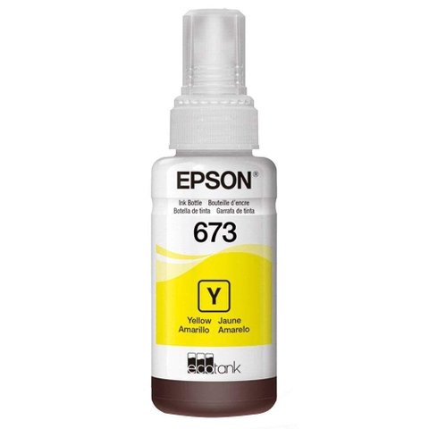 Tinta Epson 663 Ecotank T673420al Amarelo L800/l805/l810/l850/l1800