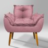 Poltrona Decorativa Opala rosa - 7