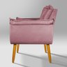 Poltrona Decorativa Opala rosa - 5