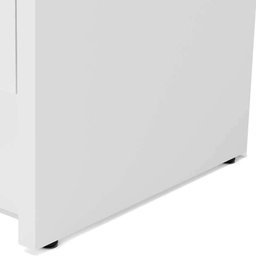 Mesa para computador com armário Manaus - Politorno - Branco - 8