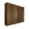 Guarda-roupa Casal Madalena 6 Portas 6 Gavetas 100% Mdf - Panorama Móveis - 5
