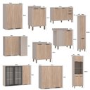 Ver imagem 4 de Armário Cozinha Completa Canto 10 Peças Stylo C/ Paneleiro Cor:cumaru