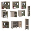 Ver imagem 5 de Armário Cozinha Completa Canto 10 Peças Stylo C/ Paneleiro Cor:cumaru