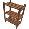 Estante Modular 3 Prateleiras Madeira Maciça 65x50x29 Cm Pintada Neonx:osmocolor Imbuia Semi Tran - 1
