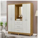 Ver imagem 1 de Roupeiro 4p. Abrir 3g Mx Ilheus C/esp e C/pes Marrocos / Off White