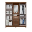 Ver imagem 2 de Roupeiro 4p. Abrir 3g Mx Ilheus C/esp e C/pes Marrocos / Off White