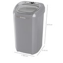 Ver imagem 2 de Tanquinho Wanke Premium 20kg Semiautomático Turbilhonamento Lwbe201t