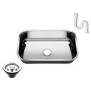Ver imagem 1 de Cuba Pia Inox 430 Cozinha N 1 47x30x17 As Extra Funda