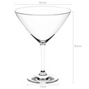 Ver imagem 3 de Kit 2 Taças Cristal 210ml para Martini Copo Dry Drinks Coquetel Haus Concept